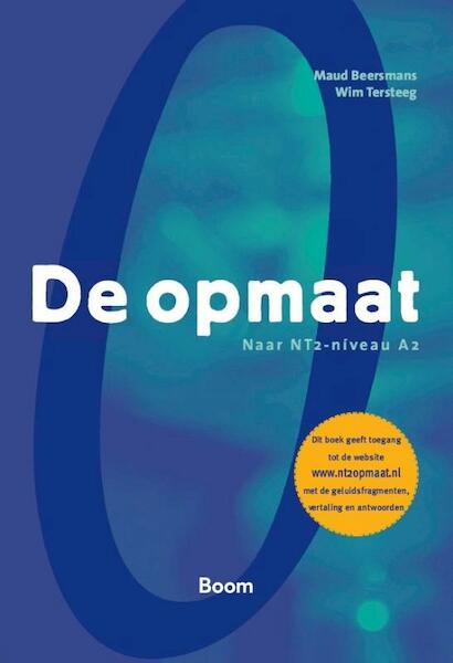 De opmaat - Maud Beersmans, Wim Tersteeg (ISBN 9789085067238)