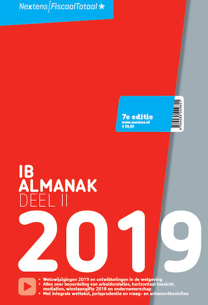 Nextens IB Almanak 2019 deel 2 - Wim Buis (hoofdredactie) (ISBN 9789035249851)