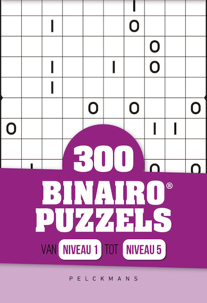300 Binairo puzzels - Peter De Schepper, Frank Coussement (ISBN 9789464018639)
