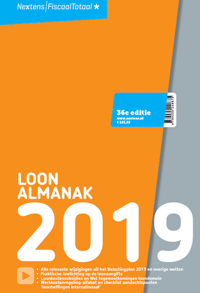 Nextens Loon Almanak 2019 - Leon Lubbers (ISBN 9789035249875)