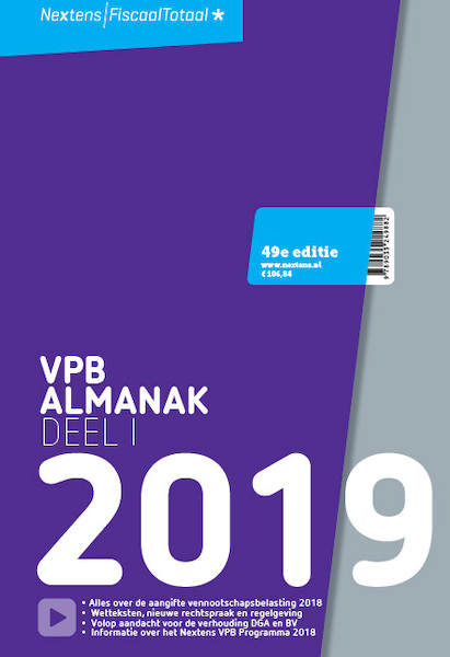 Nextens VPB Almanak 2019 deel 1 - Piet van Loon (ISBN 9789035249882)