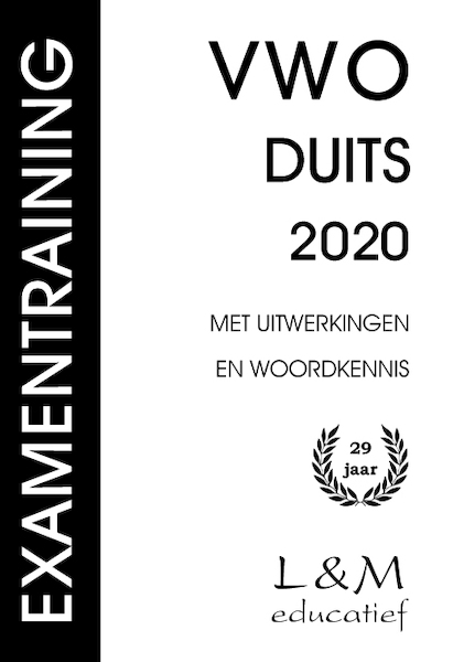 Examentraining Vwo Duits 2020 - M.T. Janssens, M.J. Rozemond (ISBN 9789054894162)