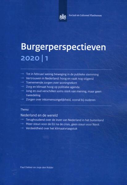 COB 2020-1 - Paul Dekker, Josje den Ridder (ISBN 9789037709421)