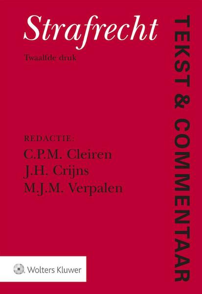 Tekst & Commentaar Strafrecht - (ISBN 9789013147056)