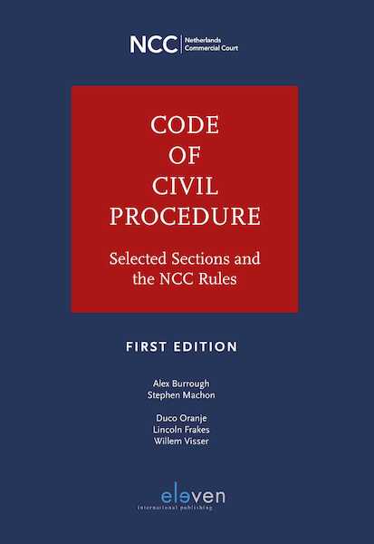 Code of Civil Procedure - (ISBN 9789462368835)
