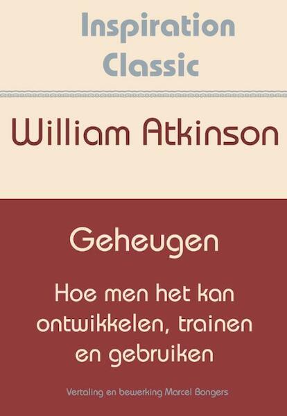 Geheugen - William Atkinson (ISBN 9789077662649)
