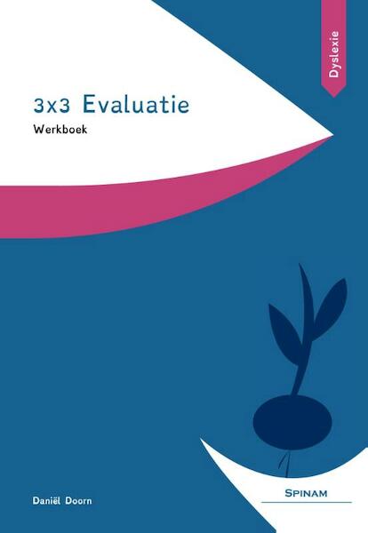 Werkboek 3x3 Evaluatie - Daniël Doorn (ISBN 9789491996023)