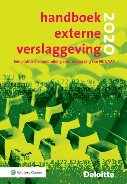 Handboek Externe Verslaggeving 2020 - (ISBN 9789013157451)
