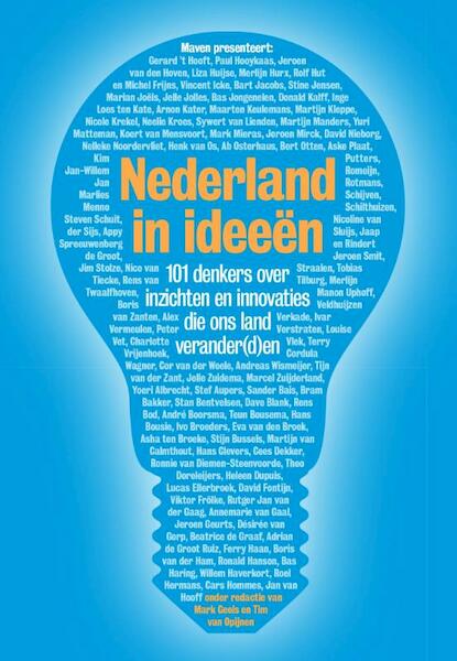 Nederland in ideeen - (ISBN 9789490574987)