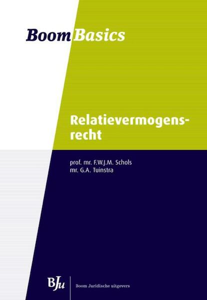 Relatievermogensrecht - Freek Schols, Geeske Tuinstra (ISBN 9789460949777)