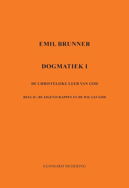 Emil Brunner - Eginhard Meijering (ISBN 9789463454568)