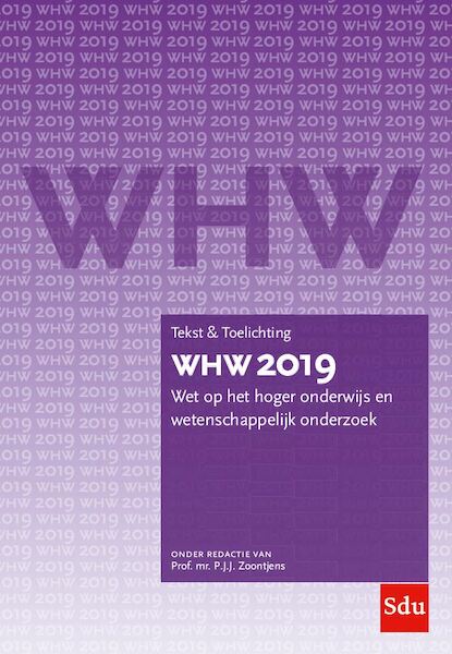 WHW 2019 Tekst en toelichting - P.J.J. Zoontjens (ISBN 9789012404730)