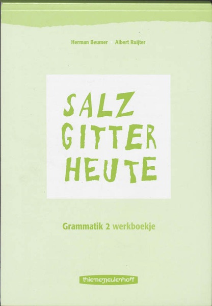 Salzgitter Heute Grammatik 2 Werkboekje - H. Beumer, A. Ruijter (ISBN 9789006210422)