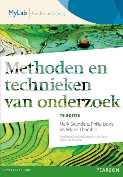 Methoden en technieken van onderzoek, 7e editie, MyLab NL toegangscode - (ISBN 9789043032636)