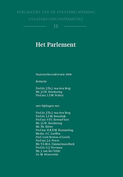 Het Parlement - (ISBN 9789058503060)