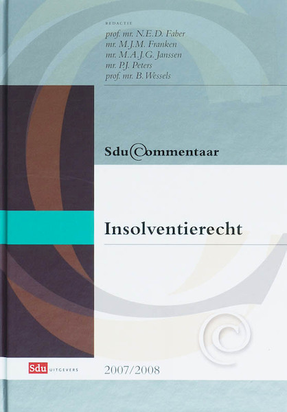 Sdu Commentaar Insolventierecht - (ISBN 9789012115957)