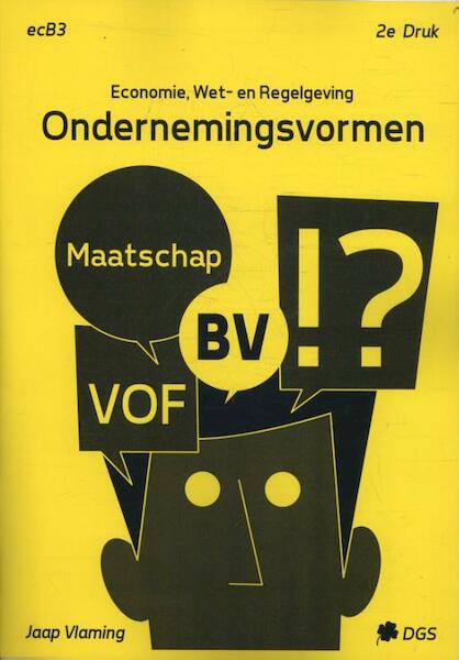Ondernemingsvormen - Jaap Vlaming (ISBN 9789461120663)
