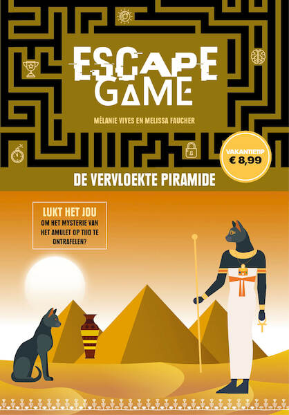 Escape game - De vervloekte piramide - Erwan Giacometti, Jérome Lafond (ISBN 9789024585588)