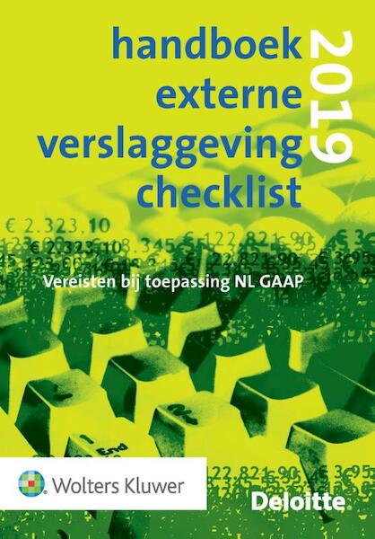 Handboek Externe Verslaggeving Checklist 2020 - (ISBN 9789013157475)