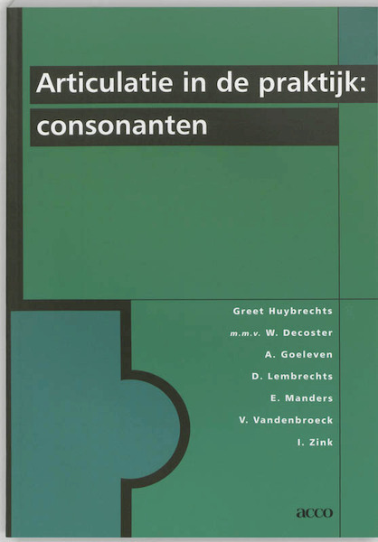 Articulatie in de praktijk - G. Huybrechts (ISBN 9789033440304)
