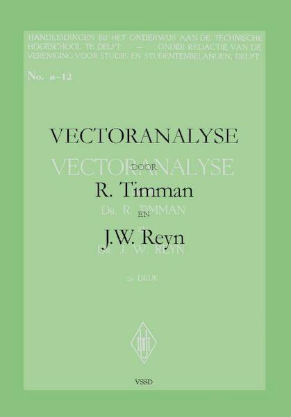 Vectoranalyse - R. Timman, J.W. Reyn (ISBN 9789065620309)