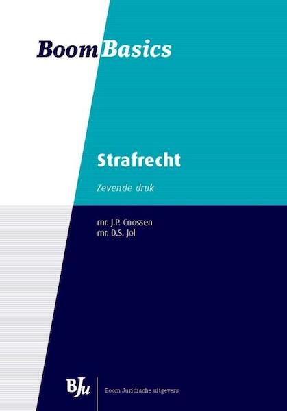 Strafrecht - J.P. Cnossen, D.S. Jol (ISBN 9789462900066)