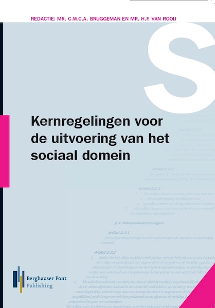 Kernregelingen voor de uitvoering van het sociaal domein 2018 - (ISBN 9789492952073)