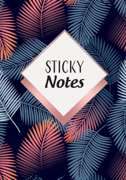 Sticky notes pack Leaves - (ISBN 9789463542623)