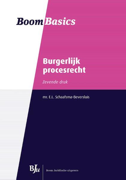 Burgerlijk procesrecht - E.L. Schaafsma-Beversluis (ISBN 9789462740563)