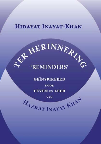 Ter herinnering - 'Reminders' - Hidayat Inayat-Khan (ISBN 9789491574177)