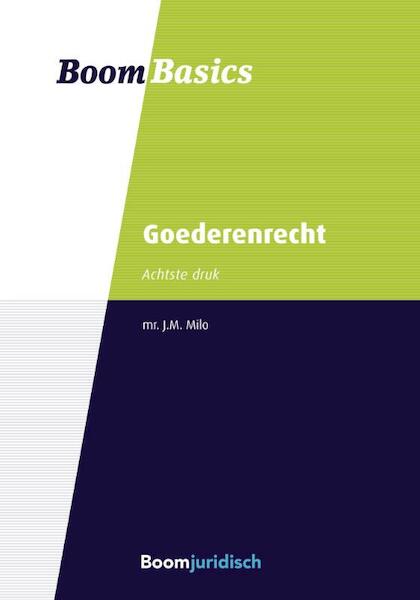 Goederenrecht - J.M. Milo (ISBN 9789462903067)