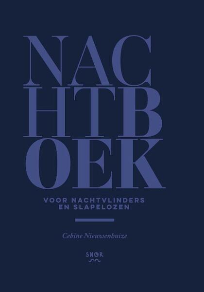 Nachtboek - Cebine Nieuwenhuize, Jan Verschure (ISBN 9789463140355)