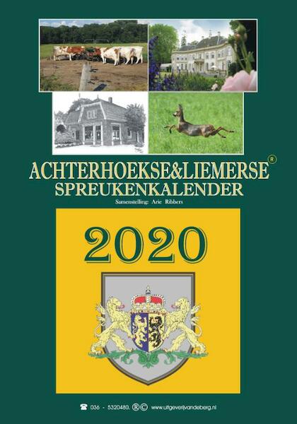 Achterhoekse & Liemerse spreukenkalender 2020 - (ISBN 9789055124930)