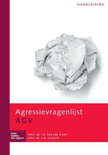 Agressievragenlijst AGV - J.D. van der Ploeg, E.M. Scholte (ISBN 9789036820875)