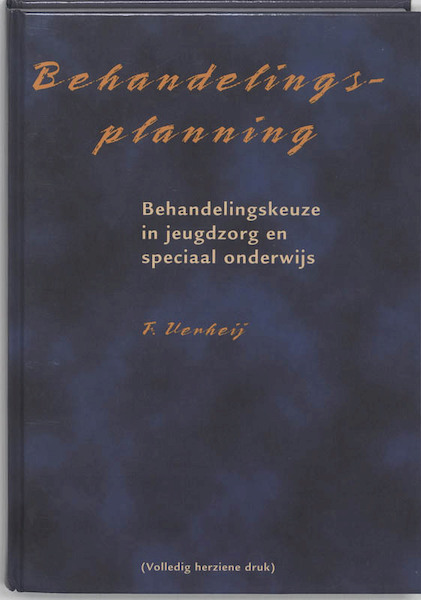 Behandelingsplanning - F. Verheij (ISBN 9789066657502)