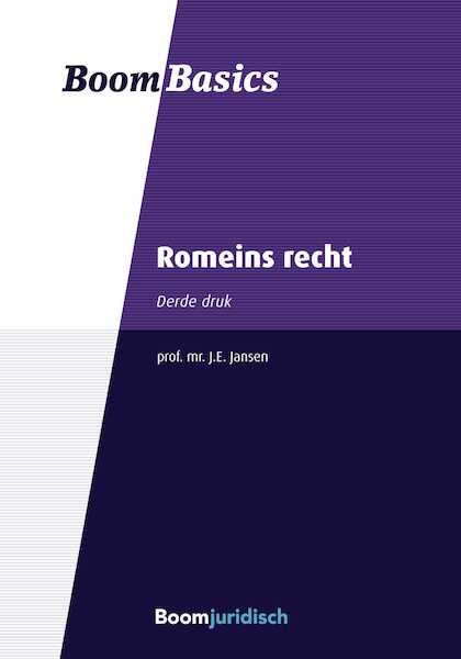 Boom Basics Romeins Recht - J.E. Jansen (ISBN 9789462748576)