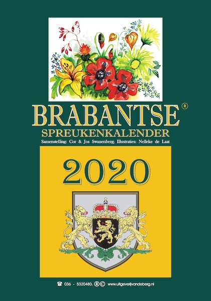 Brabantse spreukenkalender 2020 - (ISBN 9789055124923)