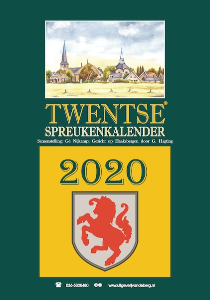 Twentse spreukenkalender 2020 - Gé Nijkamp (ISBN 9789055124978)
