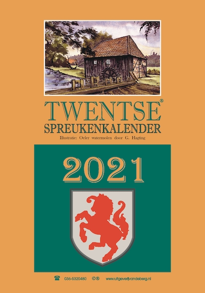 Twentse spreukenkalender 2021 - Gé Nijkamp (ISBN 9789055125005)