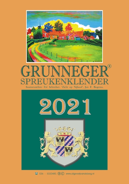 Grunneger spreukenklender 2021 - Fré Schreiber (ISBN 9789055125036)
