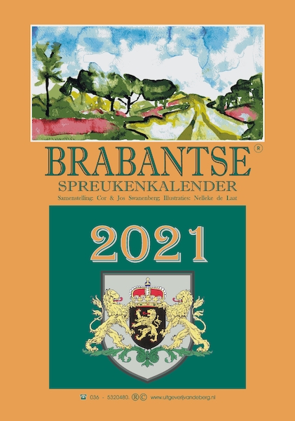 Brabantse spreukenkalender 2021 - Cor & Jos Swanenberg (ISBN 9789055125043)