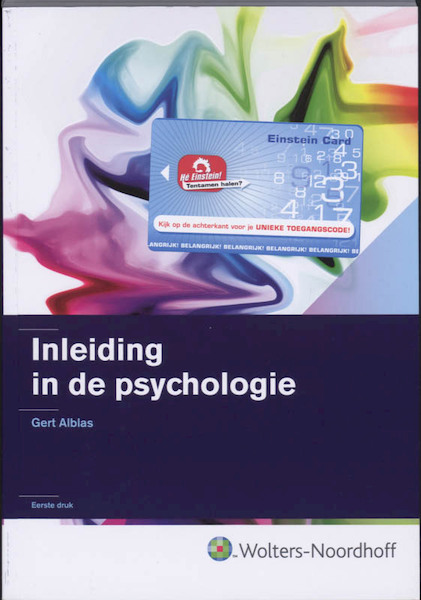 Inleiding in de psychologie - Gert Alblas (ISBN 9789001400095)