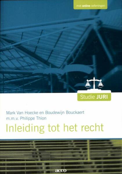 Inleiding tot het Recht - Boudewijn Bouckaert, Mark Van Hoecke (ISBN 9789033486487)