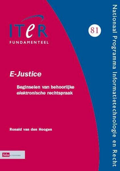 E-Justice ITER 81 - R.H. van den Hoogen (ISBN 9789012119757)