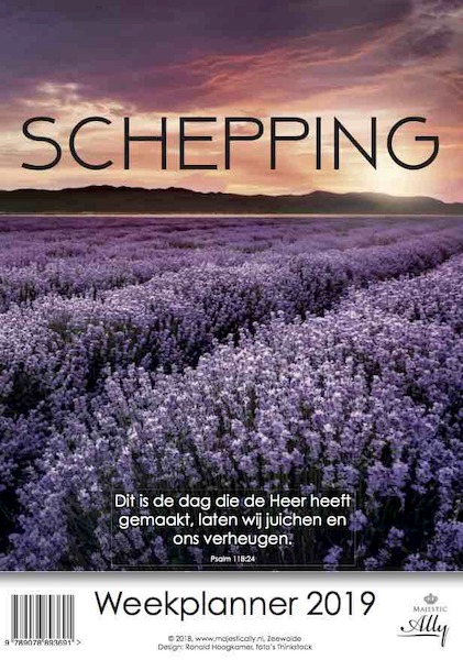 Weekplanner Schepping 2019 - (ISBN 9789078893691)