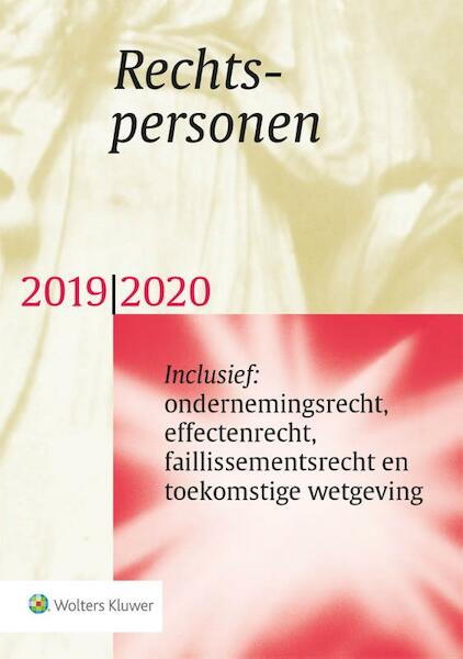 Rechtspersonen 2019/2020 - (ISBN 9789013154603)