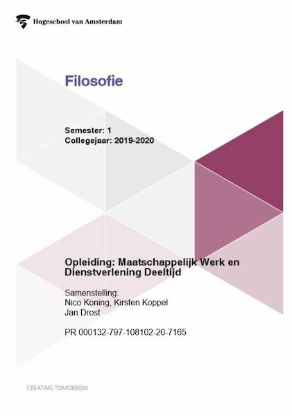 Filosofie - Nico Koning, Kirsten Koppel, Jan Drost (ISBN 9789462645493)