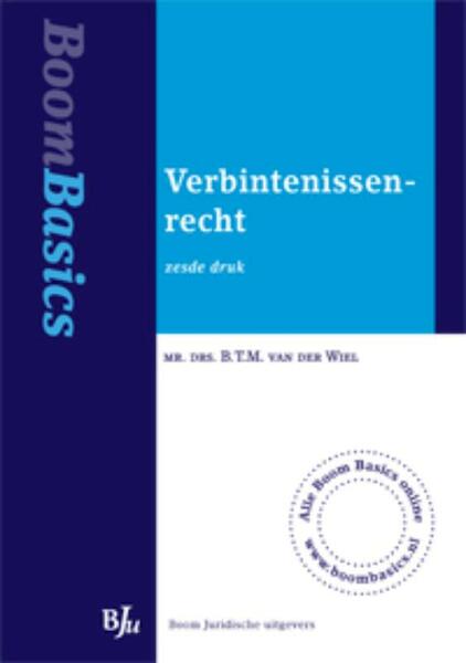 Verbintenissenrecht - B.T.M. van der Wiel (ISBN 9789460946004)