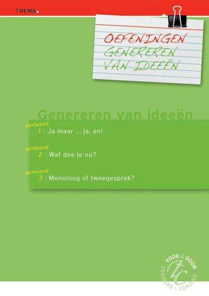 Oefeningen genereren van ideeen - Joost Kadijk, Cyriel Kortleven (ISBN 9789058718303)