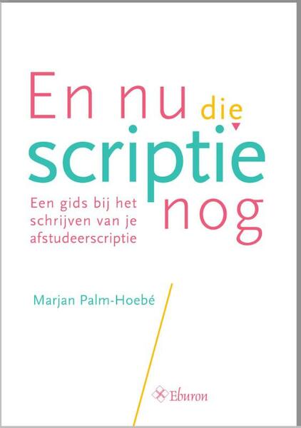 En nu die scriptie nog - Marjan Palm-Hoebé (ISBN 9789463010252)